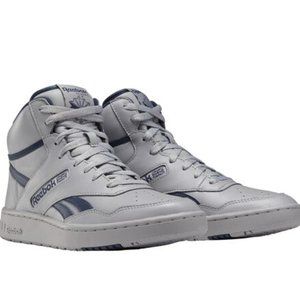 Reebok Bb 4600 Grey Hi Top Basetball Shoes Sz 9